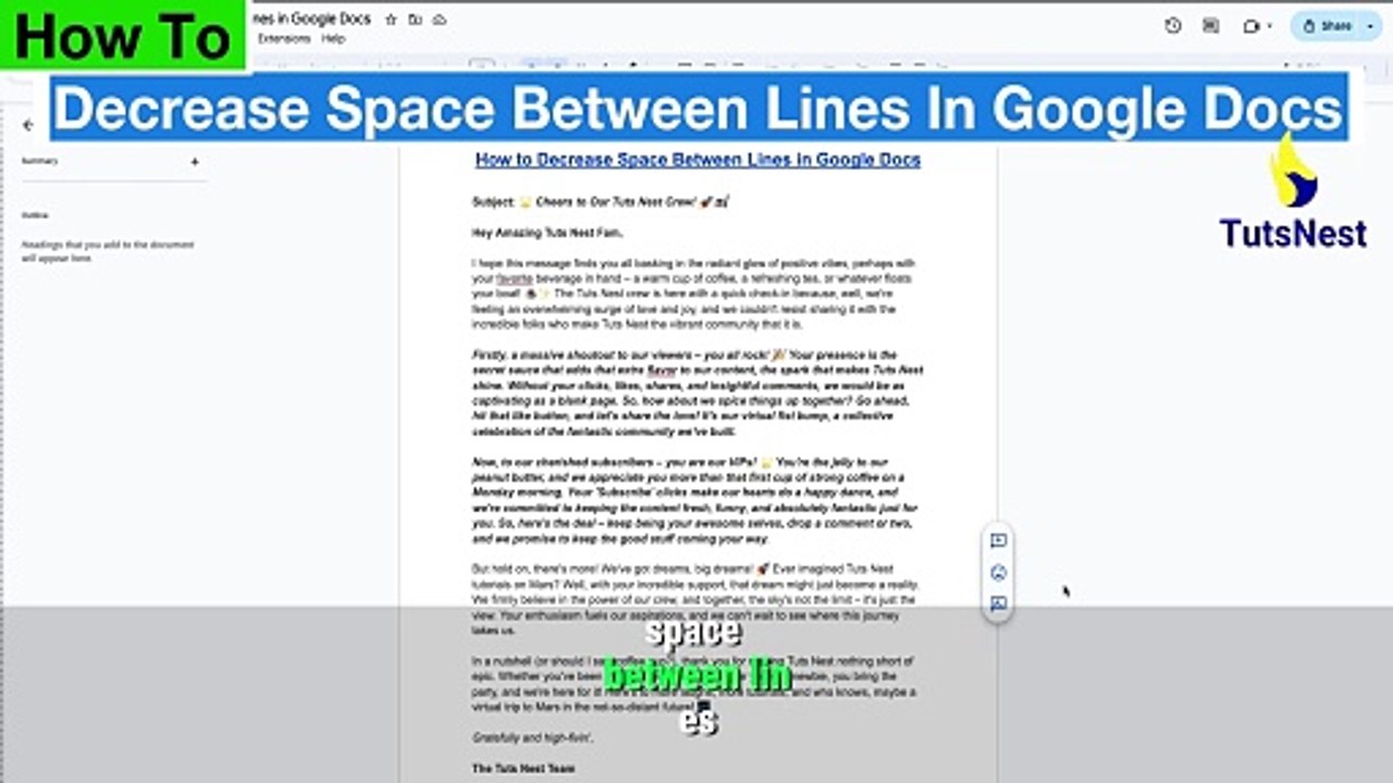 How To Decrease Space Between Lines In Google