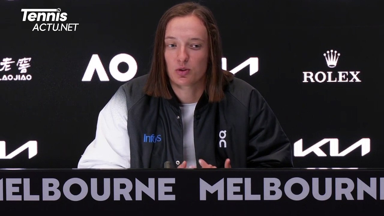 Open d'Australie - Iga Swiatek avant de débuter l'Australian Open