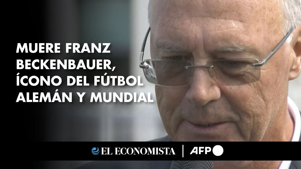 Muere Franz Beckenbauer, ícono del fútbol alemán y mundial