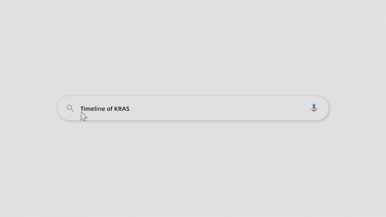 Timeline of KRAS Inhibitors