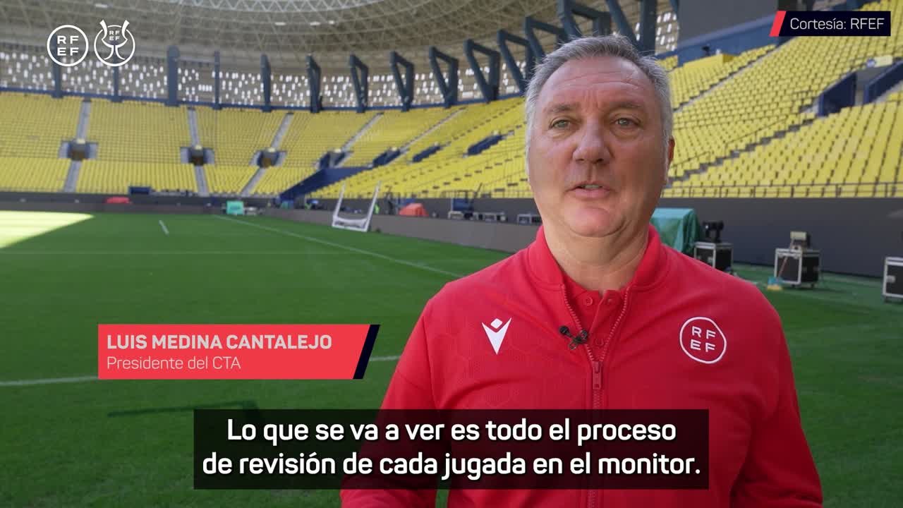 Medina Cantalejo explica cómo se escucharán los audios del VAR en la Supercopa