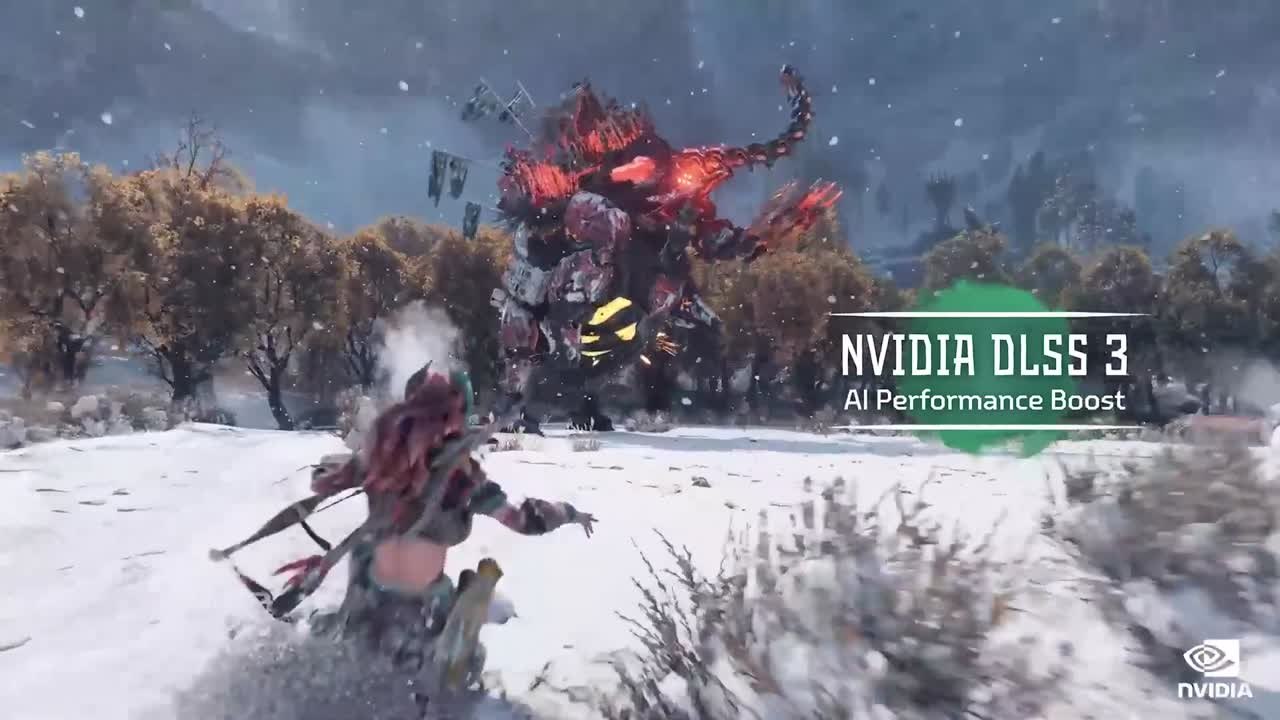Horizon Forbidden West : NVidia DLSS 3 trailer