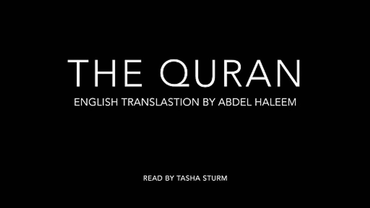 The Quran - English Translation Surah 1 Al-Fatiha-The Opening