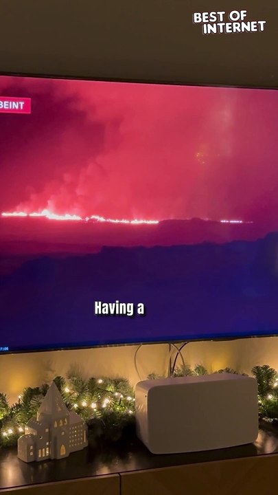 Iceland's Fiery Spectacle: Volcanic Eruption Unveiled! || Best of Internet