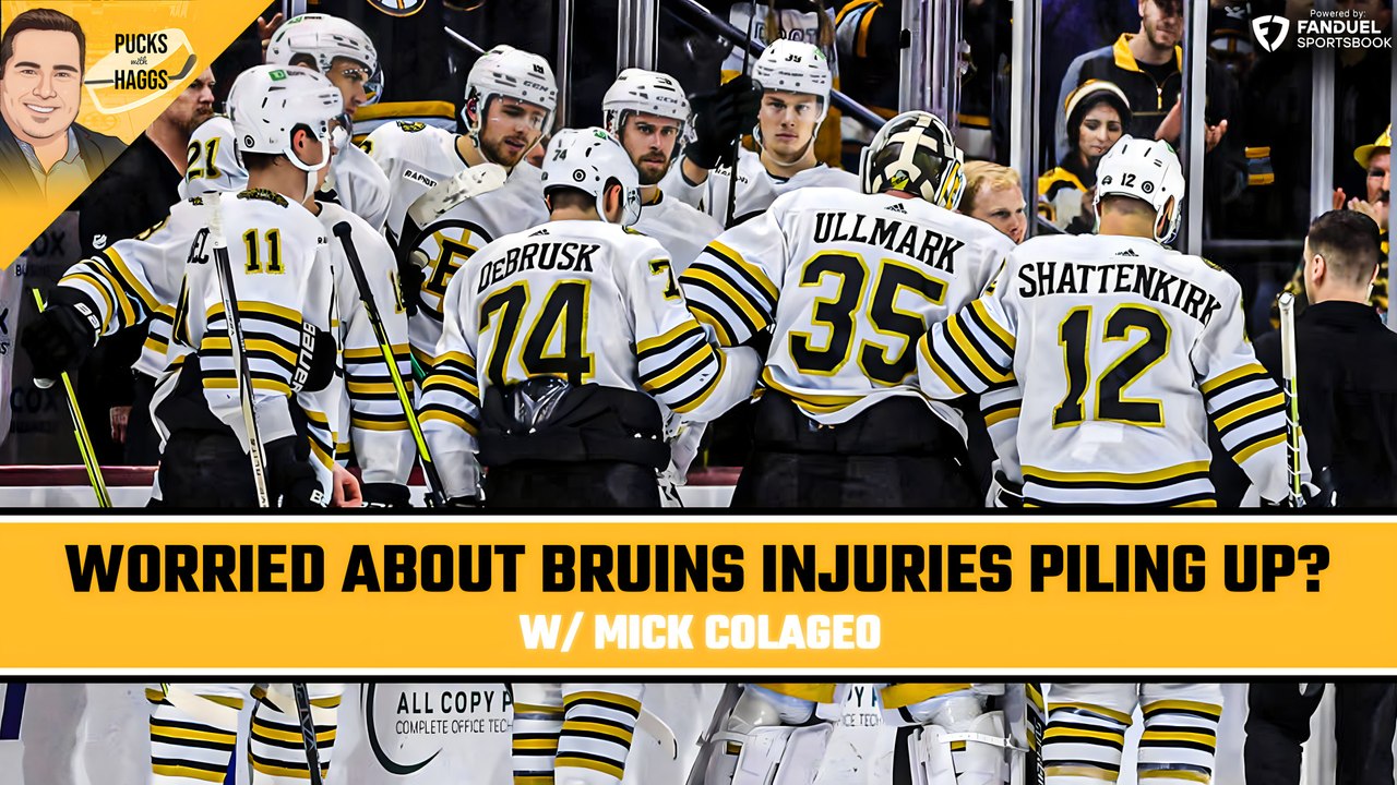 Worried about the Bruins injuries piling up? w/ Mick Colageo | Pucks with Haggs