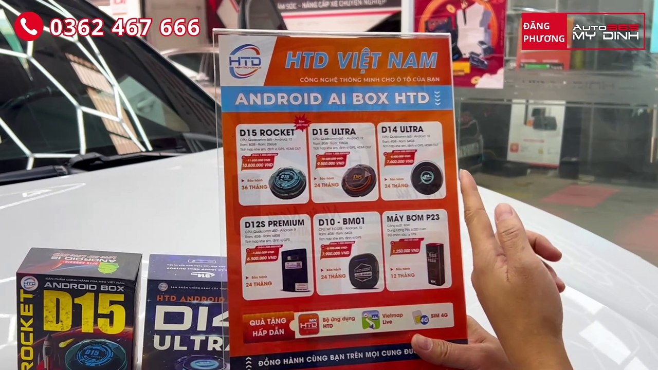 Đánh giá chi tiết android box HTD D14, HTD D15