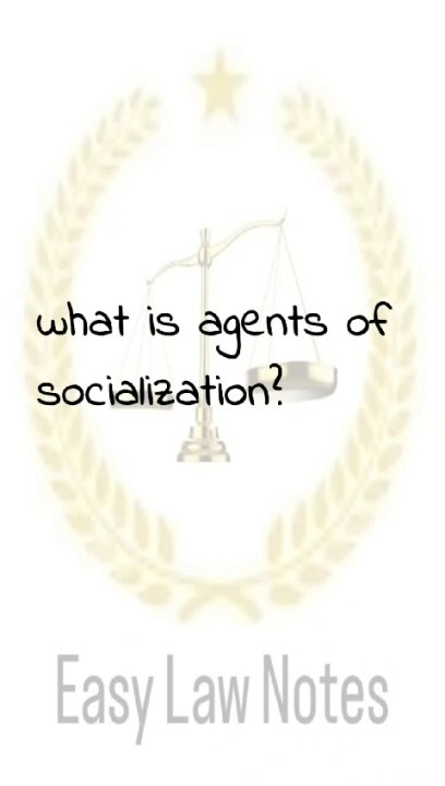 Agents of Socialization