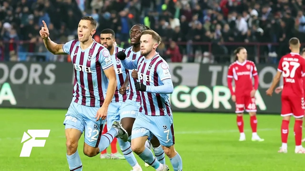 Trabzonspor - Samsunspor maçı (VİDEO)
