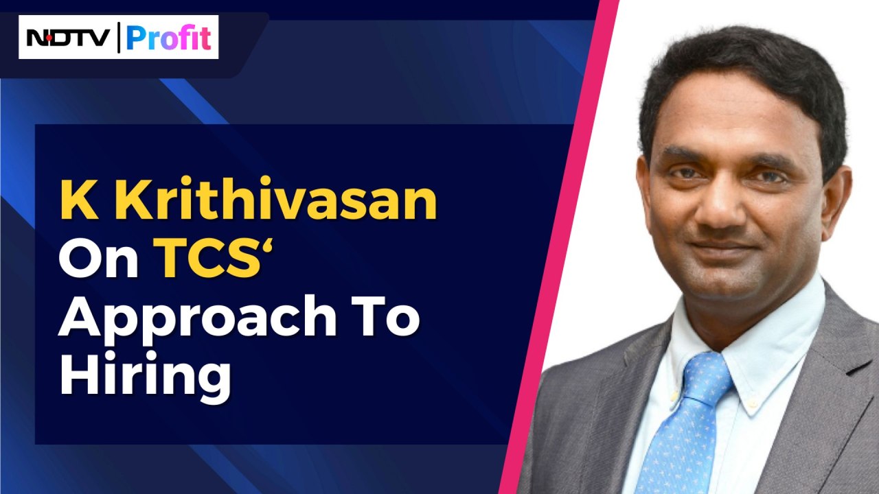 K Krithivasan On TCS‘ Approach To Hiring | NDTV Profit