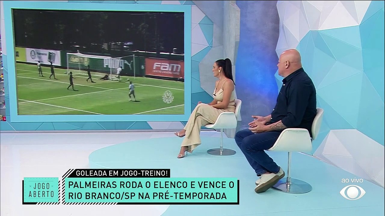 Palmeiras testa elenco e goleia em amistoso pré-temporada; Ronaldo alfineta Flaco López