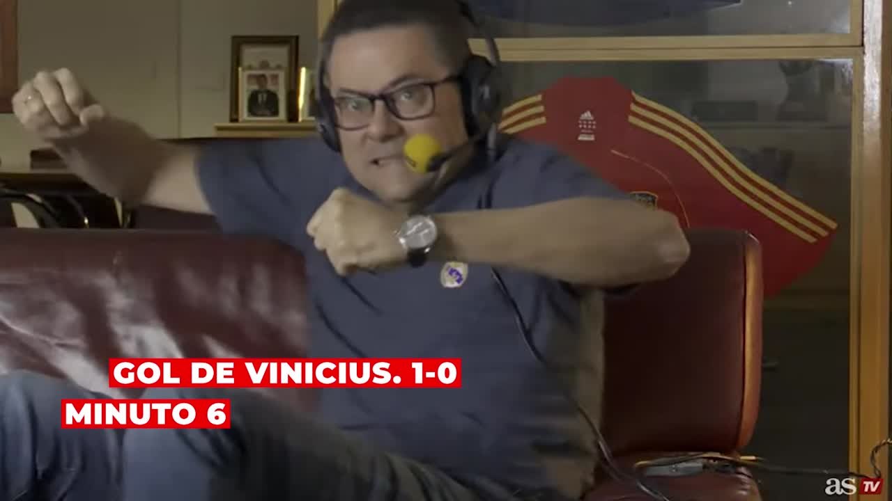 Roncero, desbordado de euforia: la ‘loca’ reacción a la goleada del Madrid al Barça