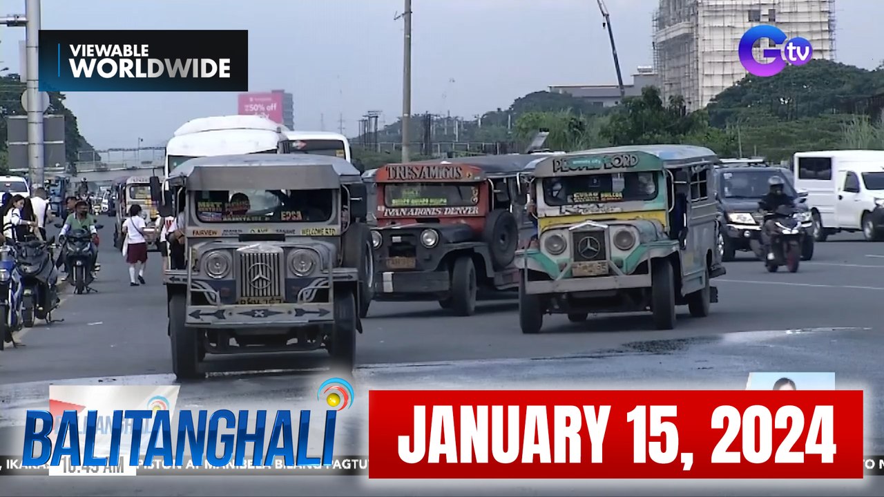 Balitanghali: January 15, 2024