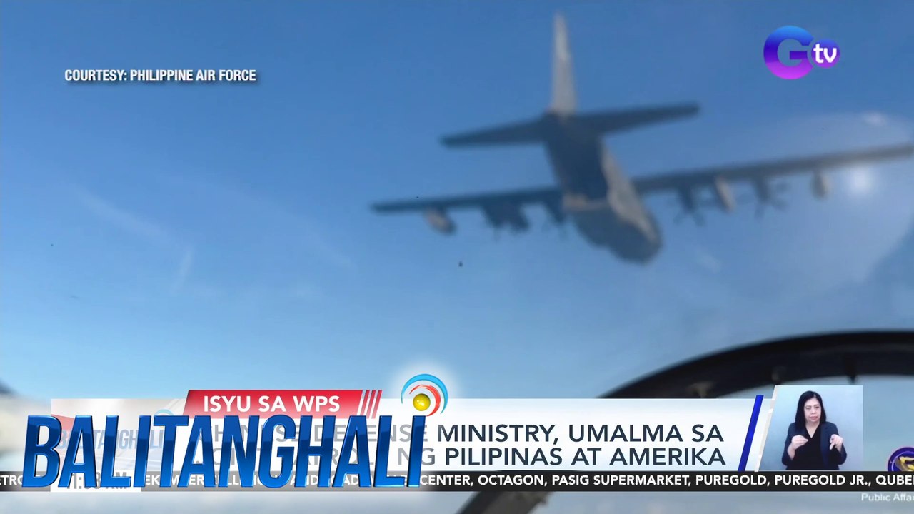 Chinese Defense Ministry, umalma sa joint patrols ng pilipinas at Amerika | BT