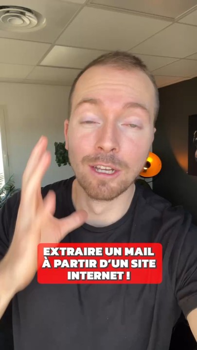 Extraire un mail a partir d’un site internet
