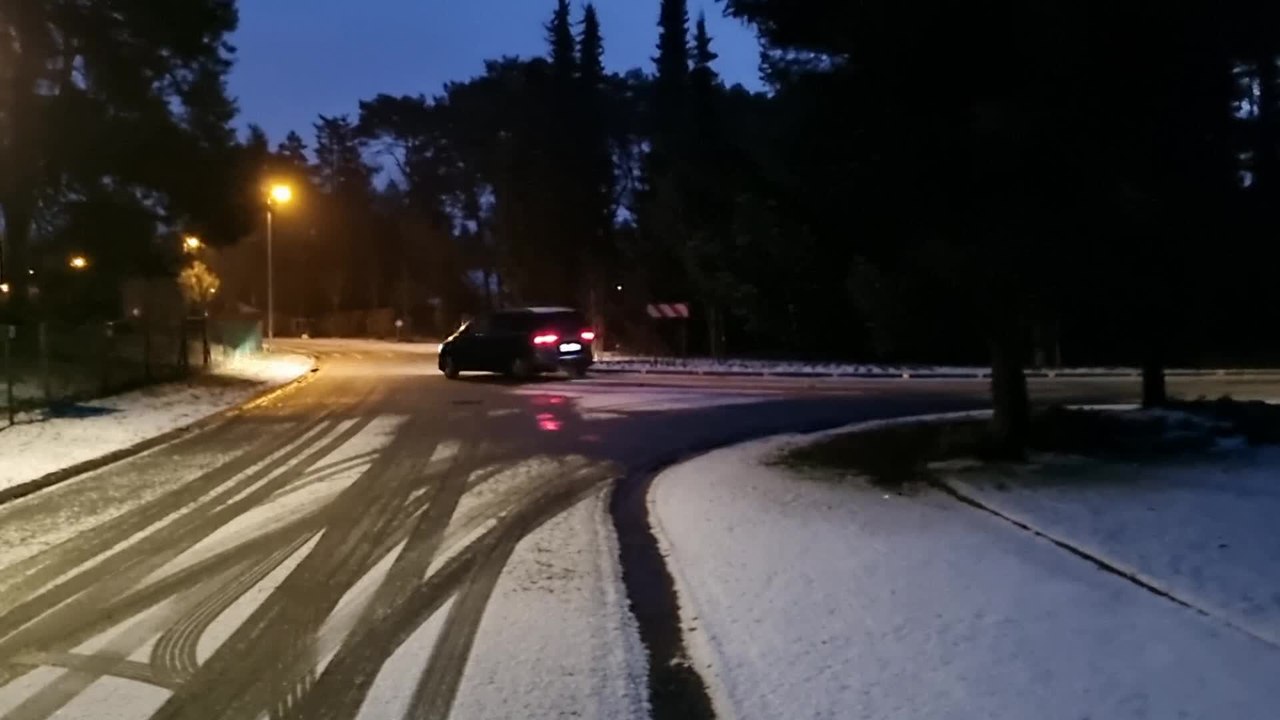 Les images de la neige en Belgique à la mi-janvier 2024