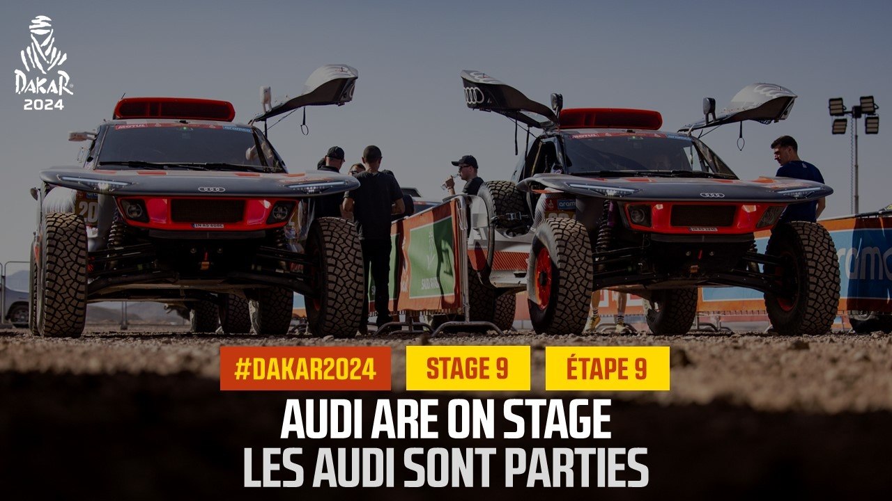 Audi are on stage - Stage 9 - #Dakar2024