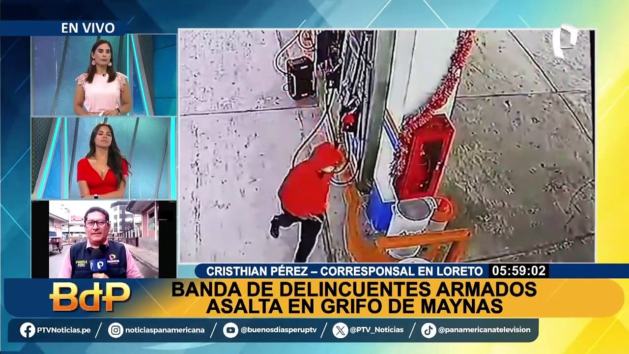 Loreto: delincuentes armados roban más de mil soles en grifo de Maynas