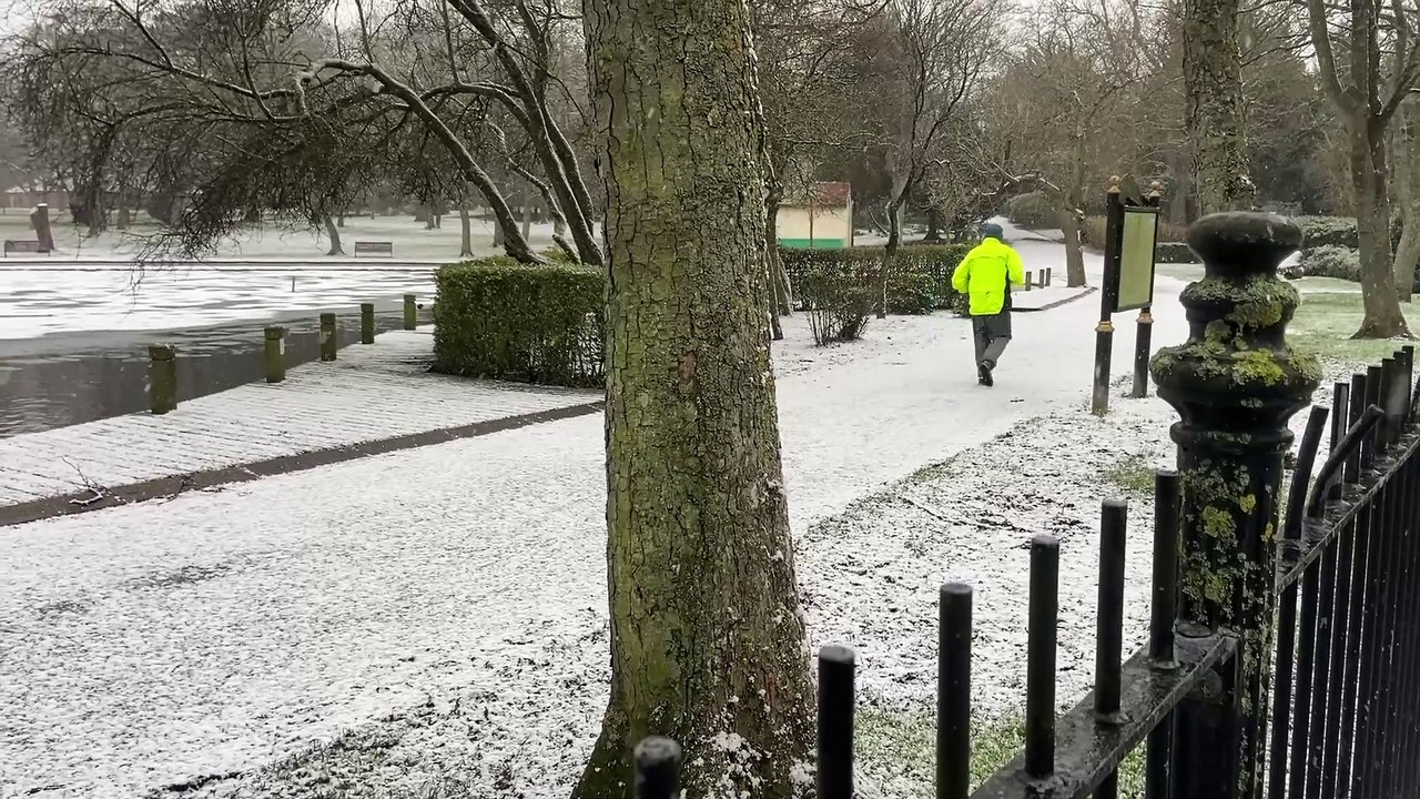 Hartlepool experiences first snowfall of 2024