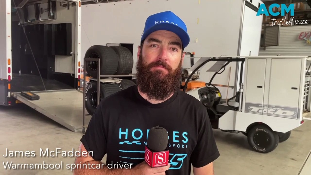 Warrnambool Sprintcar driver James McFadden