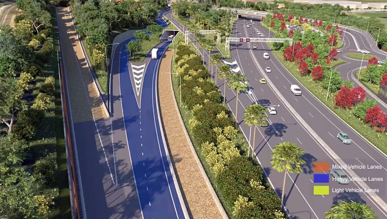 Mount Ousley Interchange concept animation | January 18, 2024 | Illawarra Mercury