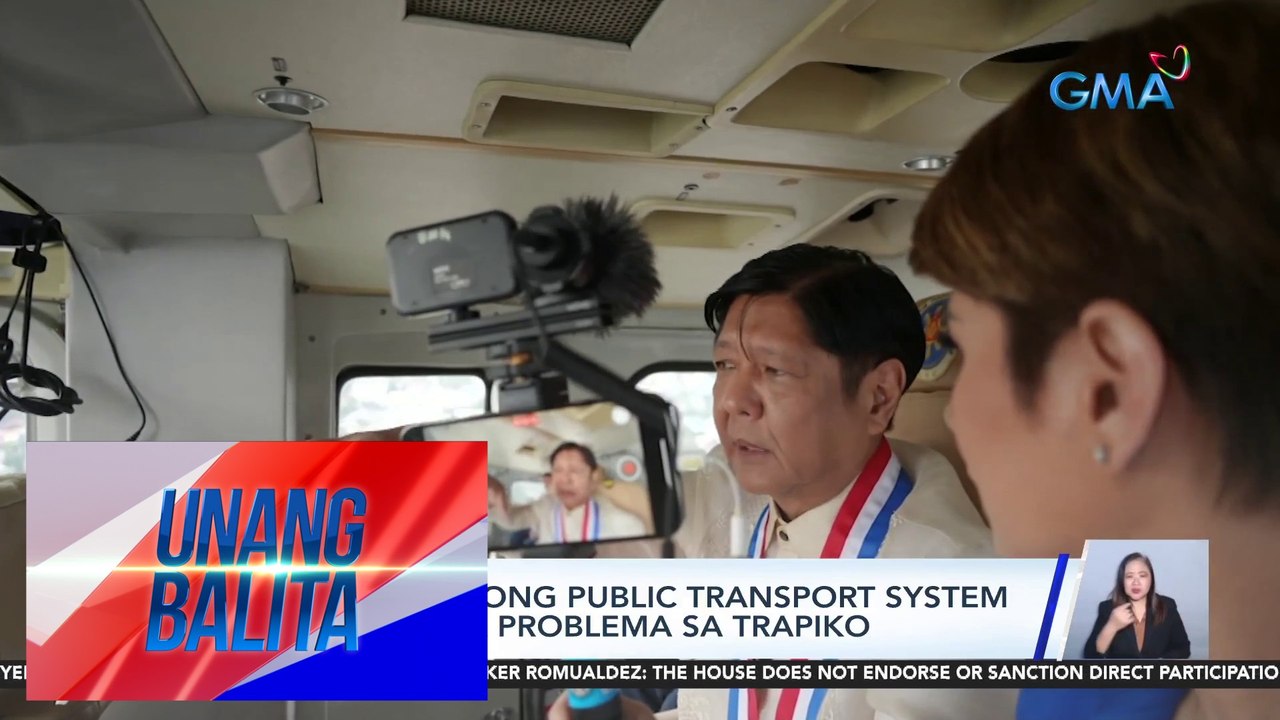 PBBM: Epektibong public transport system ang sagot sa problema sa trapiko | UB