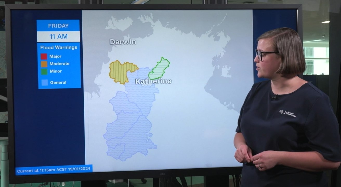 Flood risk for Darwin, Katherine areas