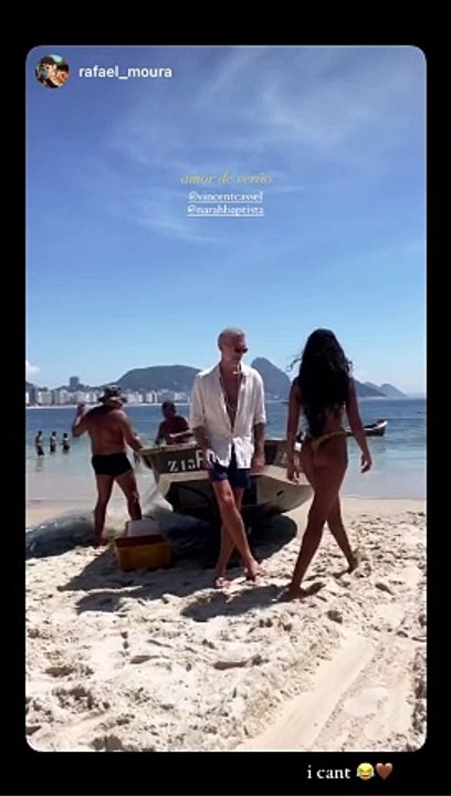 Vincent Cassel et Narah Baptista