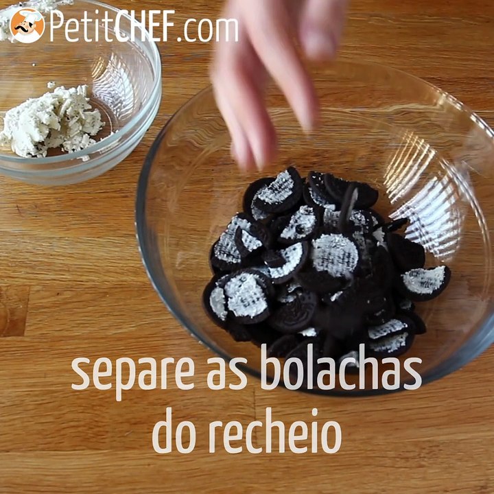 Bolo oreo com 3 ingredientes e pronto em 6 minutos