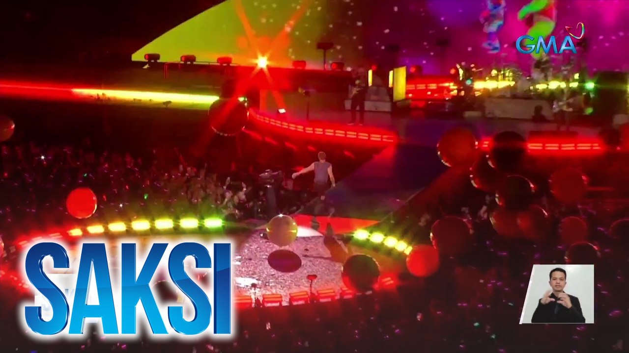 Concert ng Coldplay, dinagsa ng Pinoy fans | Saksi