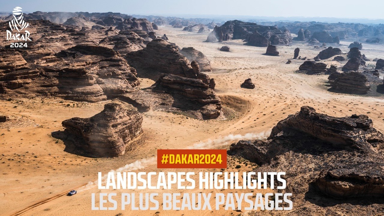 The most beautiful landscapes of Dakar 2024 - #Dakar2024