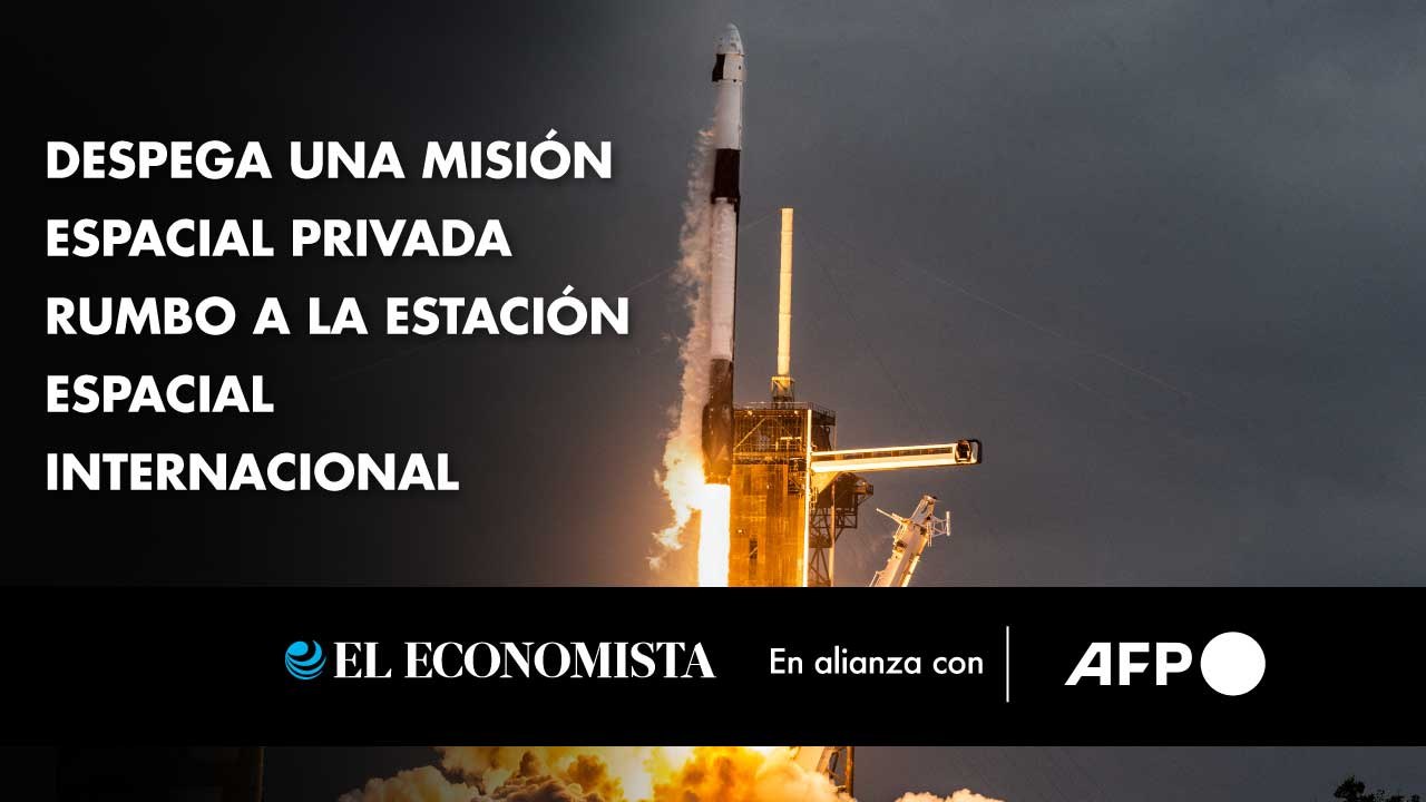 Despega una misión espacial privada rumbo a la Estación Espacial Internacional
