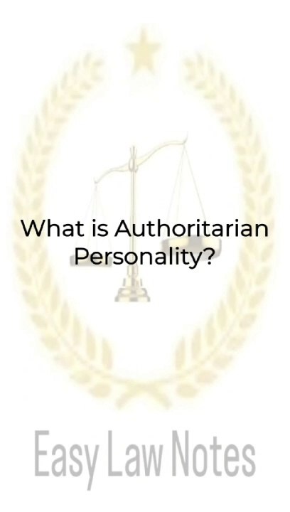 Authoritarian Personality