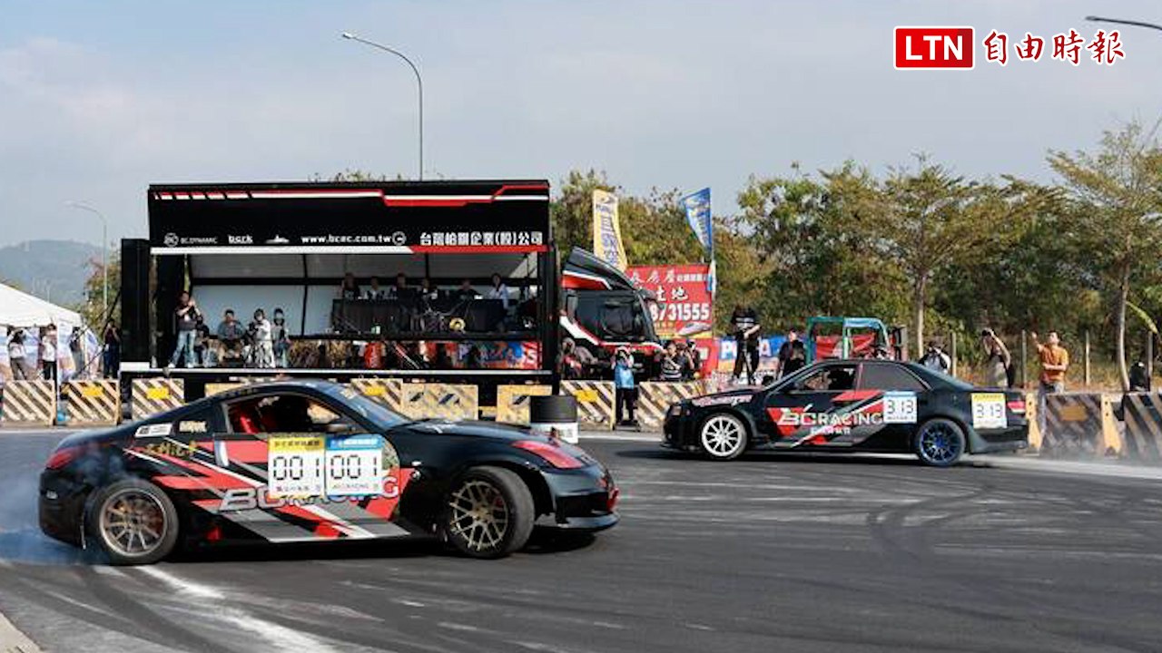 彰化國際賽車節登場 200部賽車上演「田中甩尾」
