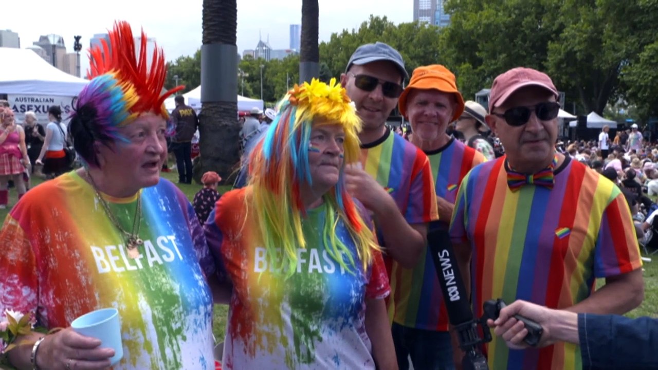 100-thousand at the Midsumma Carnival, Melbourne's major celebration of LGBTQI+ culture