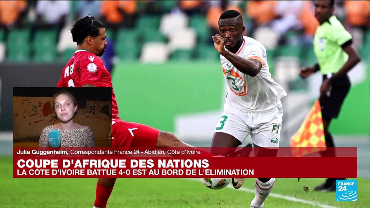 CAN 2024 : "Un cauchemar", la Côte d'Ivoire au bord du gouffre après une défaite humiliante