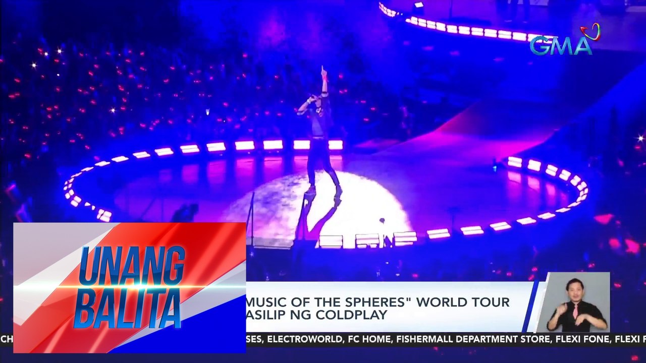 Highlights ng "Music of the Spheres" world tour sa Pilipinas, ipinasilip ng Coldplay | UB