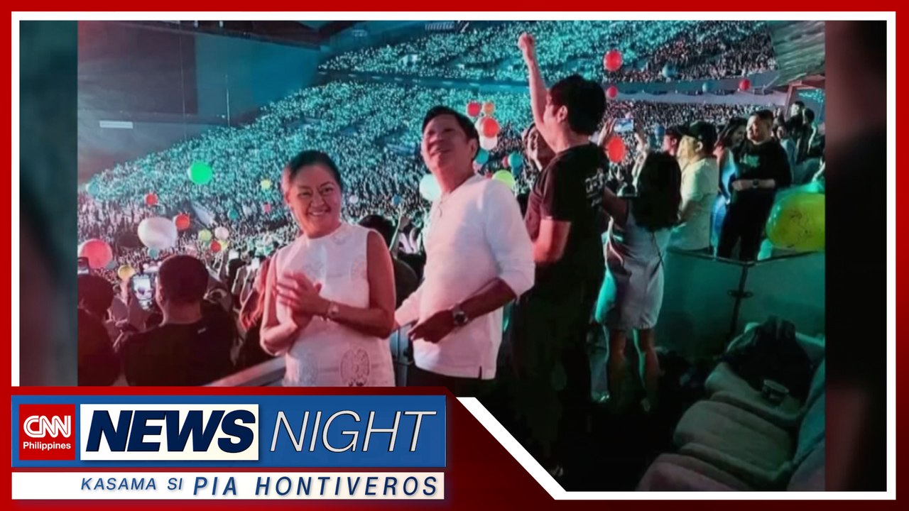 Marcos nag-enjoy daw sa panonood ng Coldplay concert