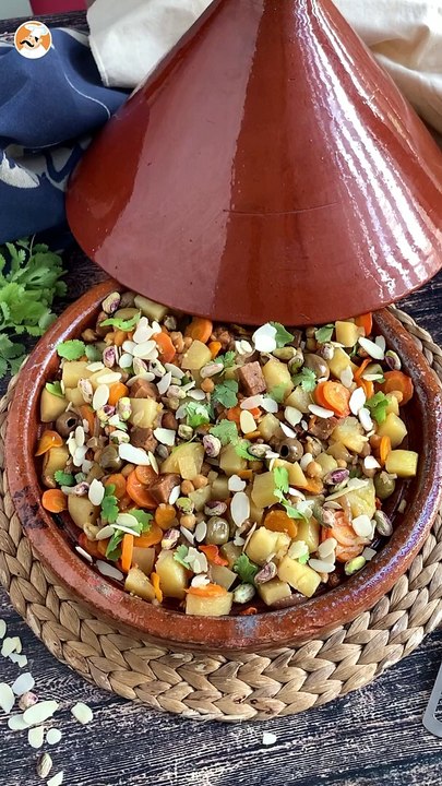 Tajine vegano (¡utiliza el seitán con nosotros!)