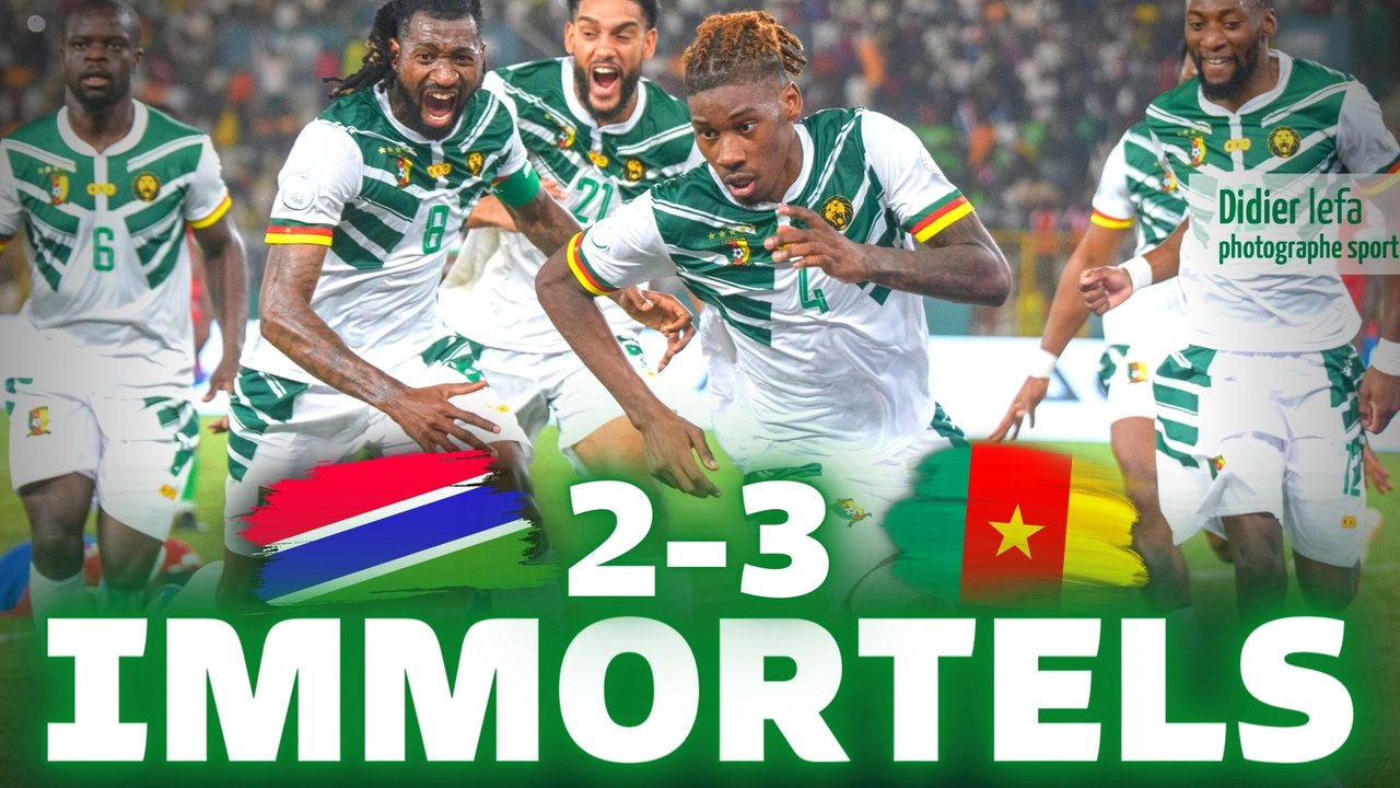LE CAMEROUN BAT LA GAMBIE 3-2 ! MATCH FOU ! CHRISTOPHER WOOH QUALIFIE LES LIONS !