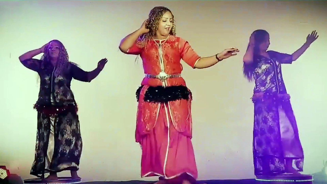 Moroccan folk dance with Indian music