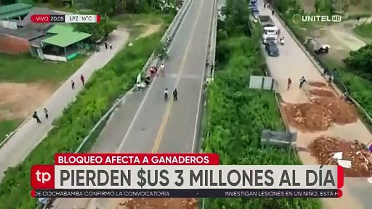 Fegasacruz advierte pérdidas de hasta $us 3 millones por día de bloqueo