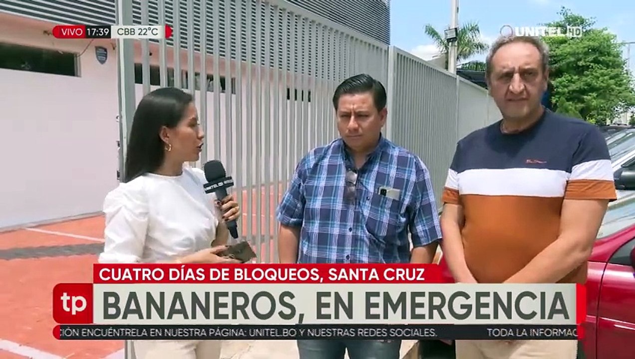 Bananeros reportan pérdida millonaria por bloqueo de carreteras en el país