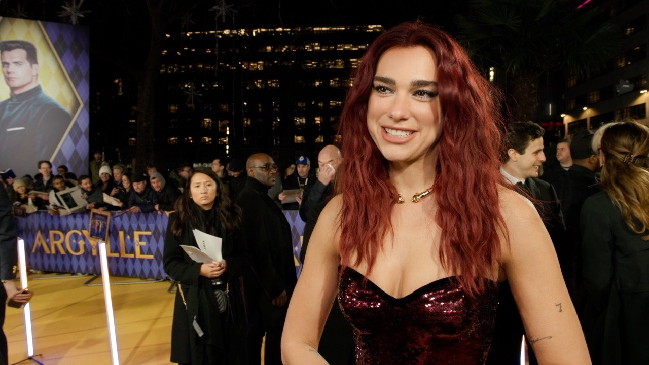 Argylle London Premiere Dua Lipa Interview