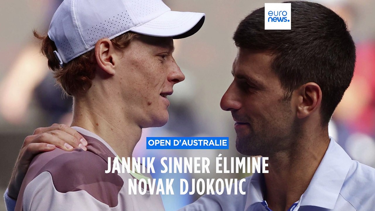 Jannik Sinner élimine Novak Djokovic de l'Open d'Australie