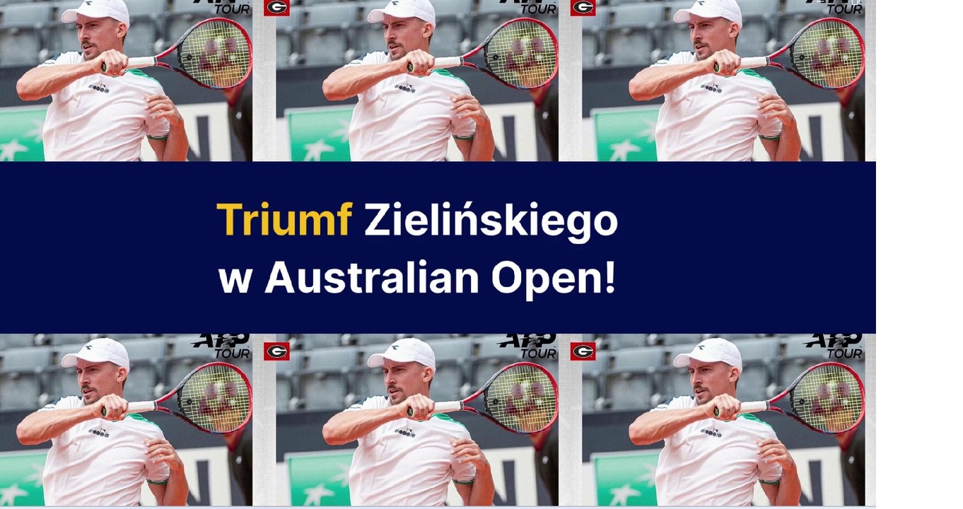 Triumf Zielińskiego w Australian Open!