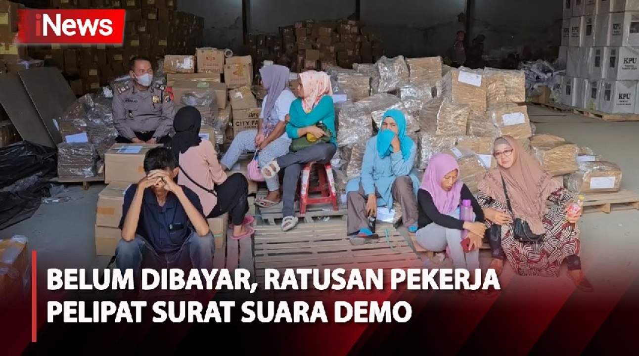Pekerjaan Telah Selesai, Ratusan Pekerja Pelipat Surat Suara Belum Dibayar di Medan