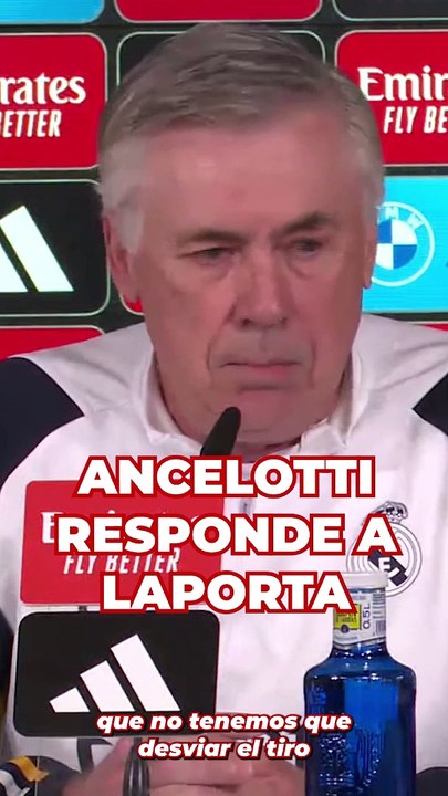 Ancelotti responde a Laporta