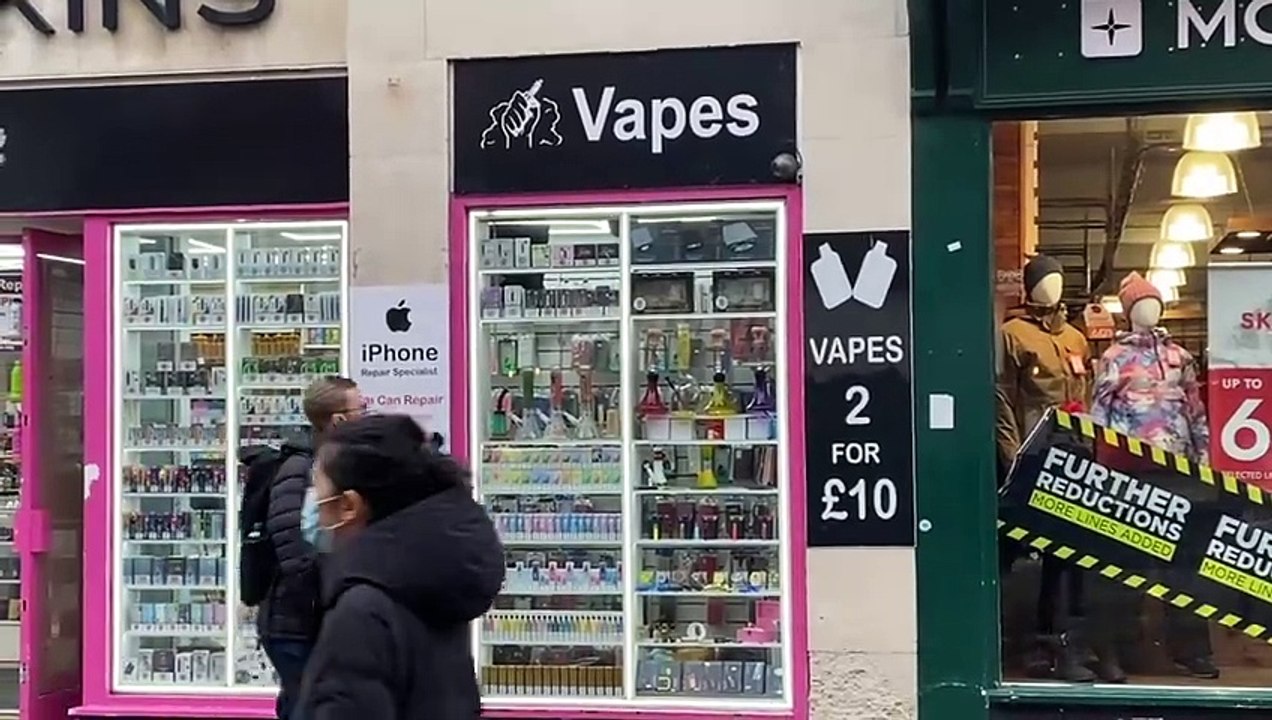 Canterbury shoppers vaping