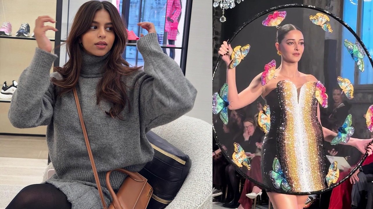 Suhana and Ananya enjoy quality time with mommies Gauri Khan, Bhavana Pandey in Paris