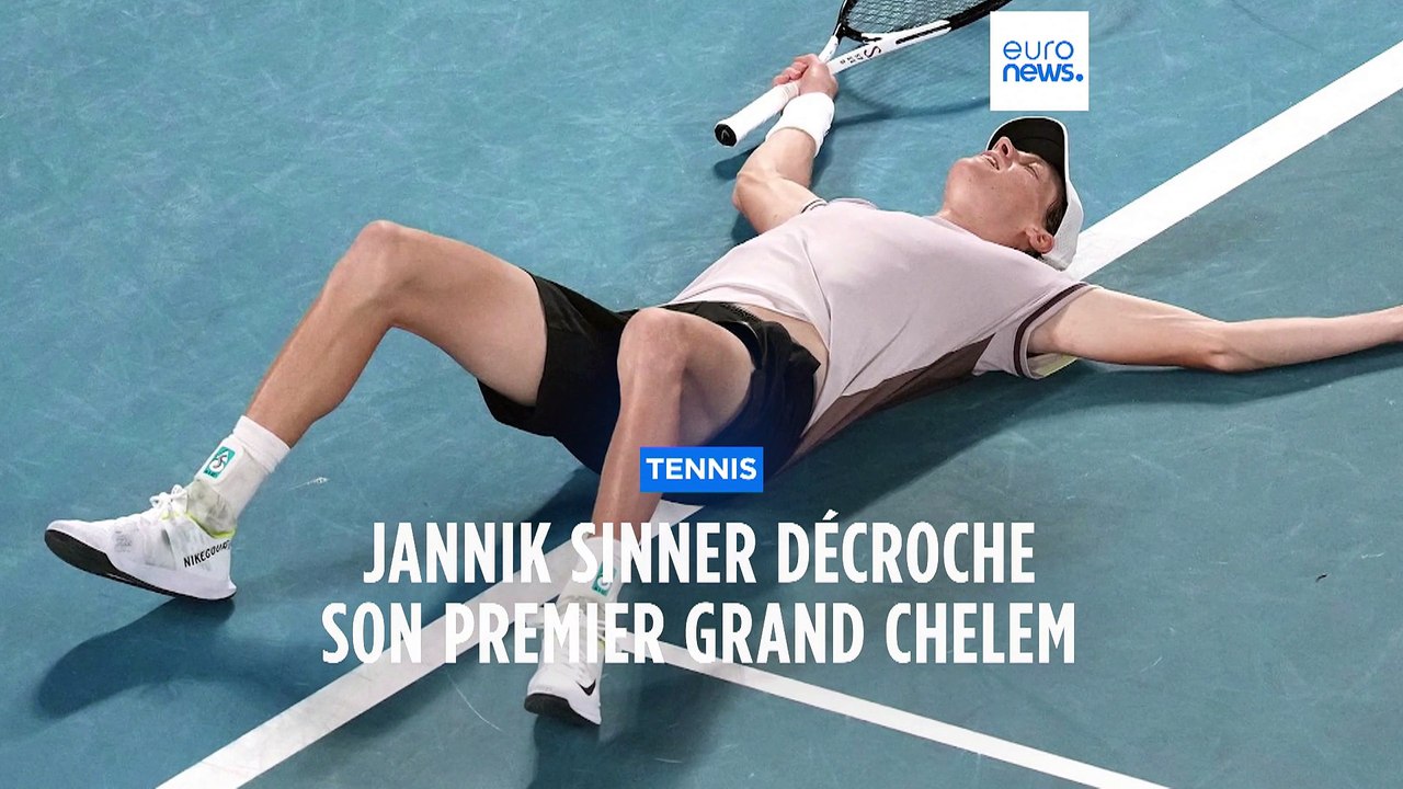 Open d'Australie : l'Italien Jannik Sinner remporte son premier titre du Grand Chelem